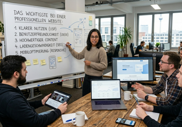 Das Wichtigste bei einer professionellen Website